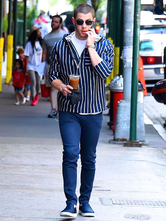 Nick Jonas in New York