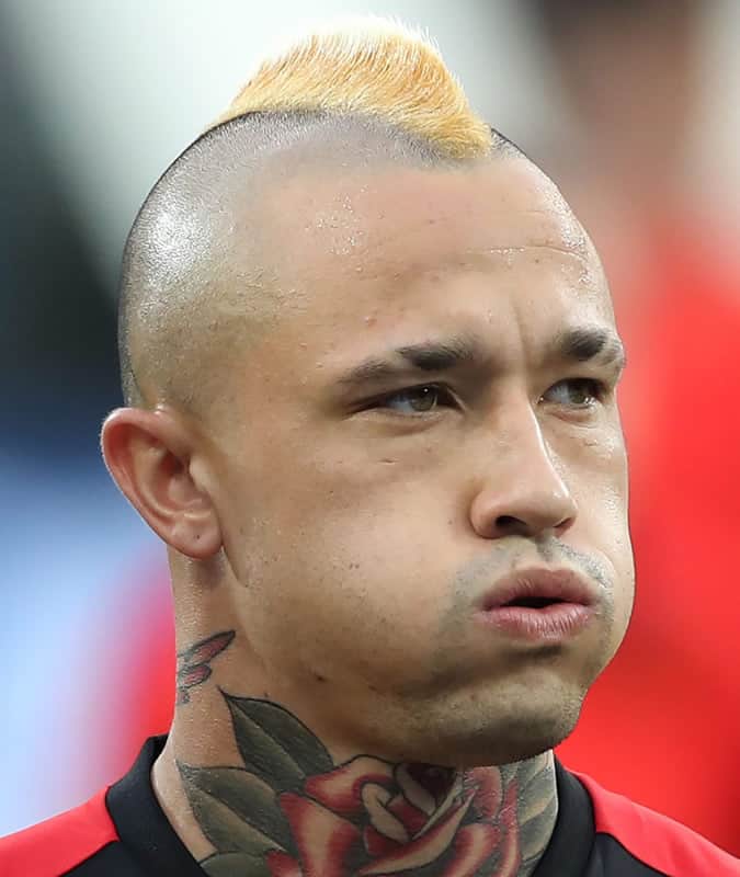Radja Nainggolan (Belgium) Euro 2016 Haircut