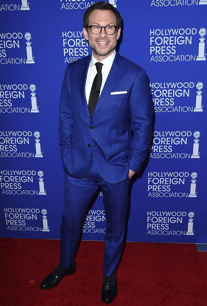 Christian Slater - Hollywood Foreign Press Association's Grants Banquet, LA