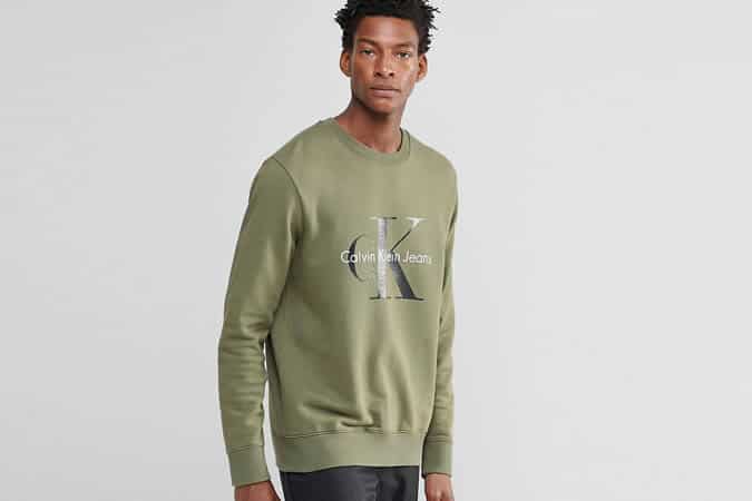 Calvin Klein Jeans 90s Sweatshirt in Khaki