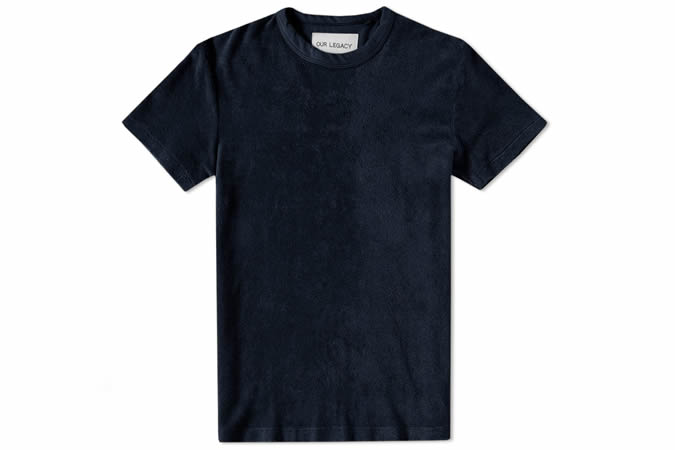 Our Legacy Navy Terry T-Shirt