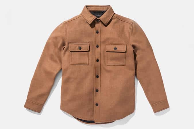 Jeremiah CPO Jacket, Burnt Khaki