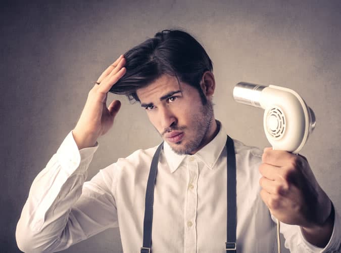 As hair gets longer, wash less and blow dry instead