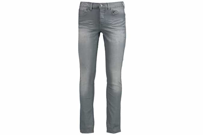 Slim Fit Slate Grey Jean With Sandblasting