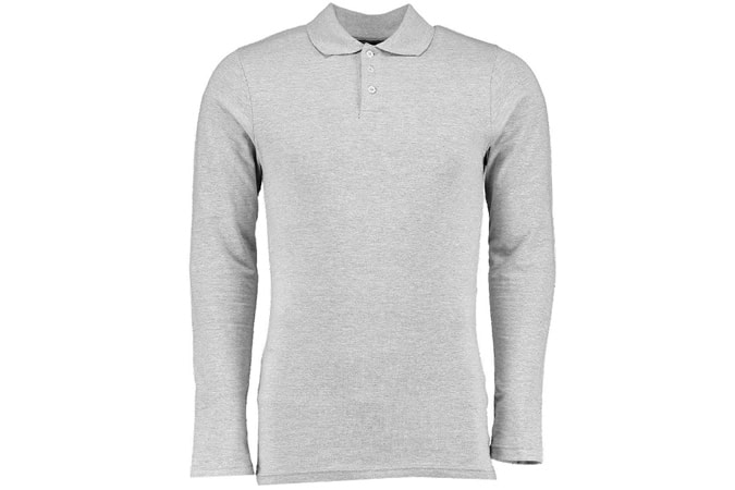 Long Sleeve Extreme Muscle Fit Polo