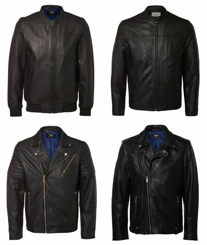 Men's Selected Homme Leather Jackets
