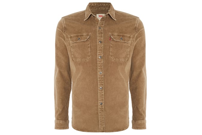 Levi's Worker Slim Fit Washed Corduroy Shirt
