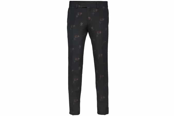 Tiger Of Sweden Floral Jacquard Trousers