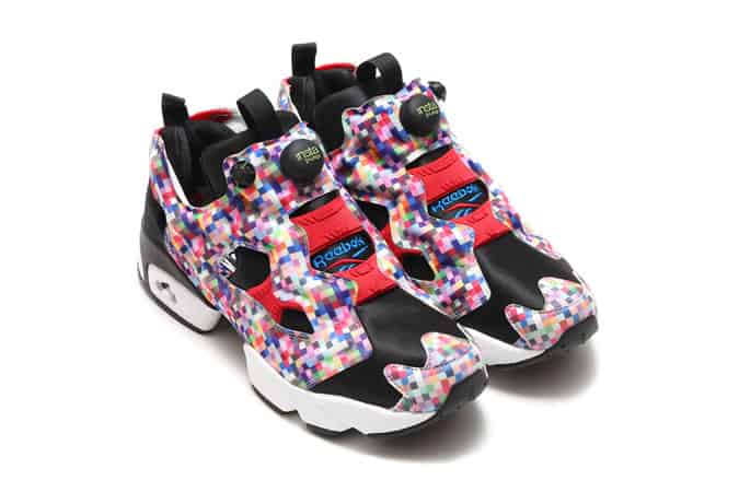 Reebok x Atmos Instapump Fury/Phase 1 Pro Neon Digi Camo Pack Trainers