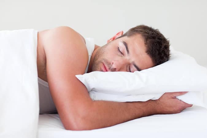 Sleeping man