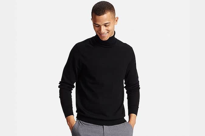 Uniqlo Extra Fine Merino Turtleneck Sweater