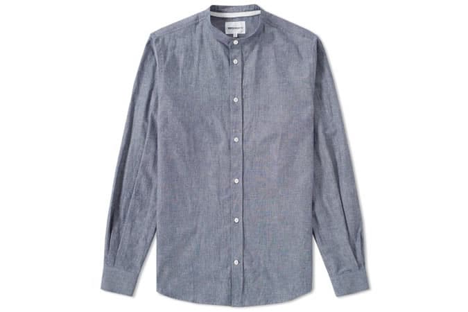 Norse Projects Benno Grandad Slub Shirt
