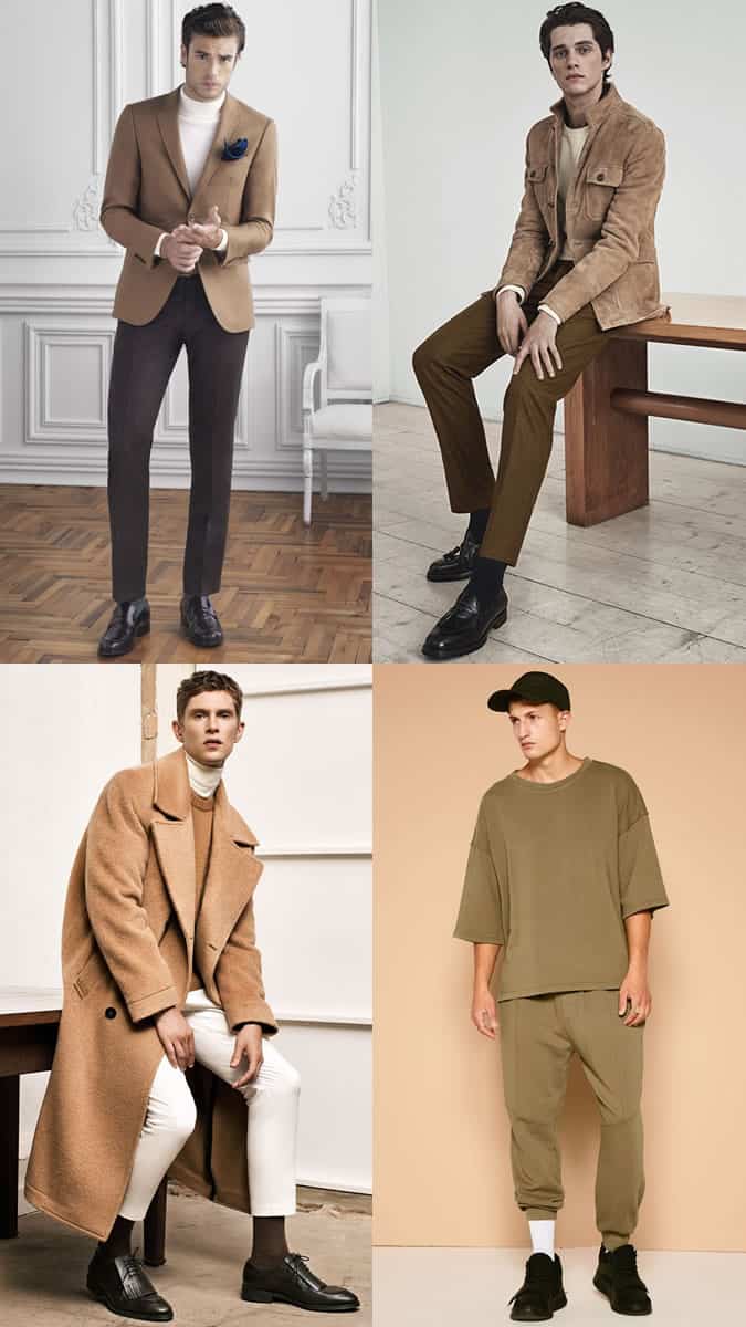 Men's Earth Tone Tonal Outfit Inspiration Lookbook