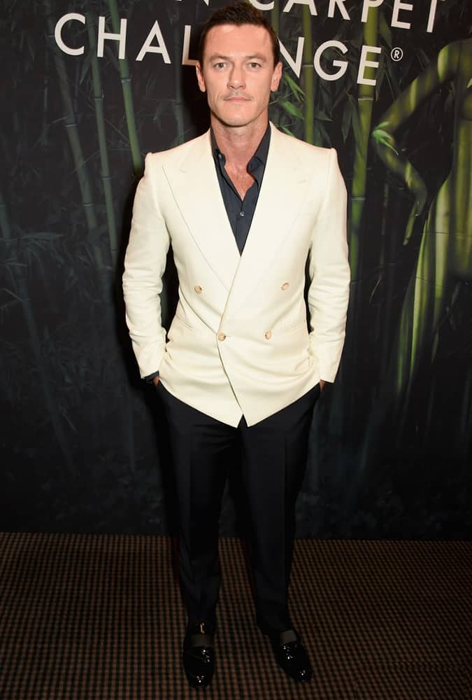 Luke Evans at Green Carpet Challenge BAFTA Night To Remember, London