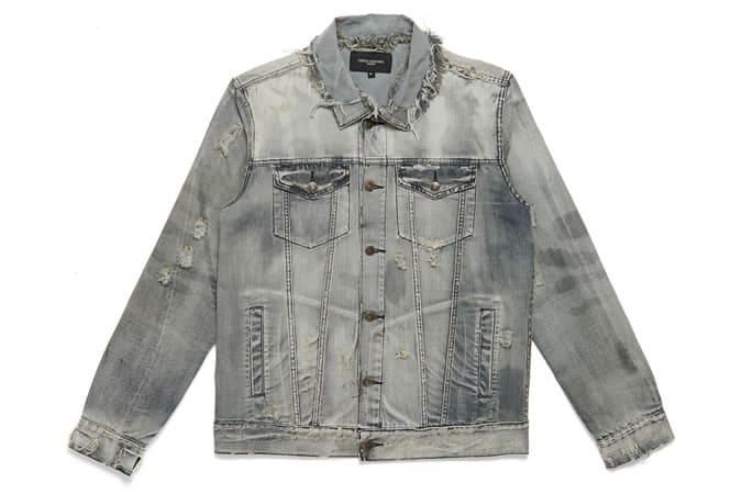 Serge De Nimes Distressed Denim Jacket