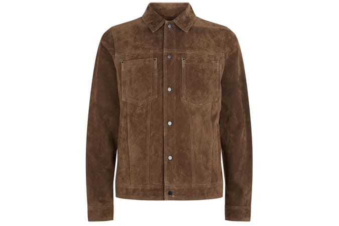 New Look Dark Brown Suede Jacket