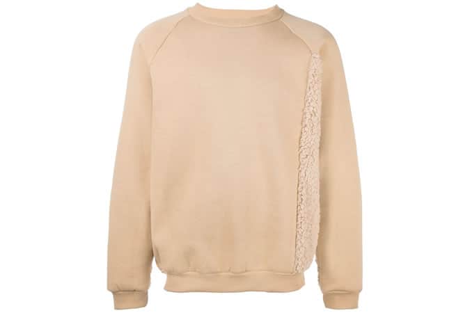 Cottweiler Contrast Texture Sweatshirt