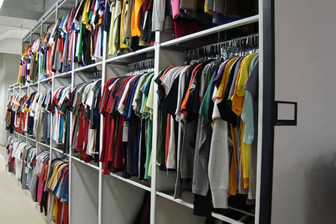 Clothing Store Stock Room