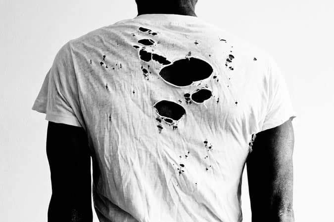 T-shirt With Holes In