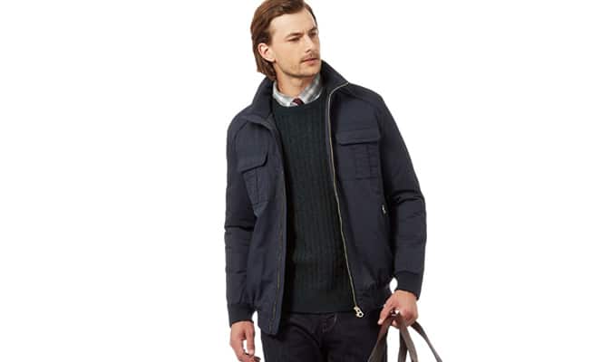 Hammond & Co. by Patrick Grant Navy Harrington jacket