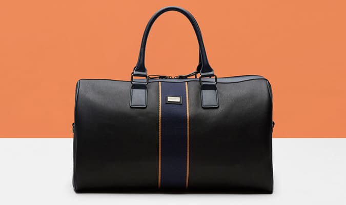 DARE Striped holdall