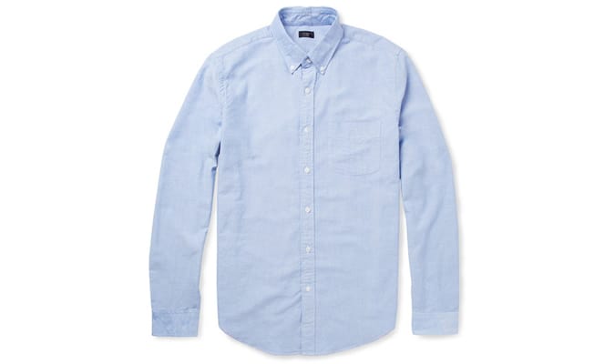 J.CREW Button-Down Collar Cotton Oxford Shirt