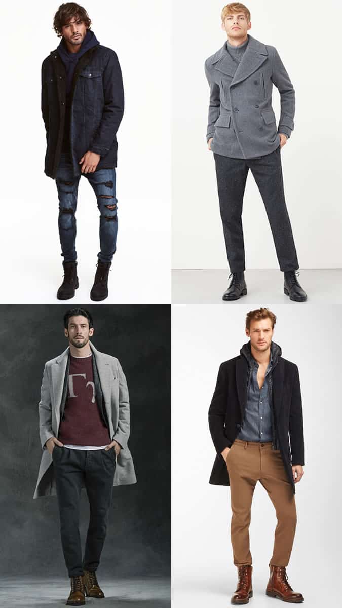 Men's Military and Work Boots Outfit Inspiration Lookbook - Autumn/Winter 2016 Shoe Trends