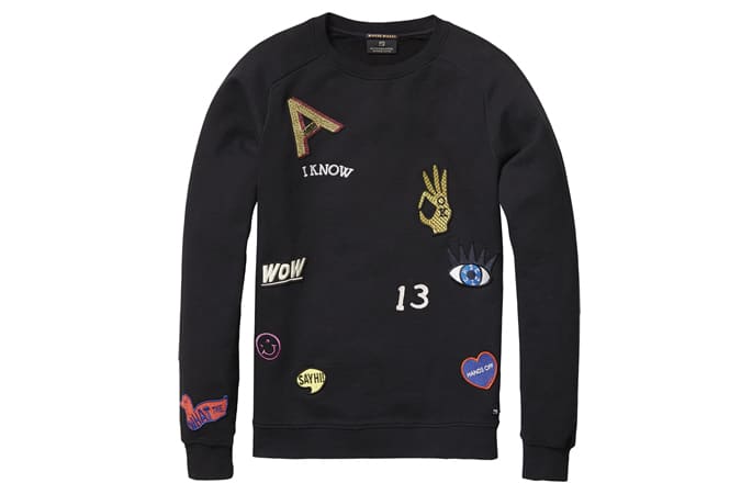 Scotch & Soda Badge Artwork Sweater