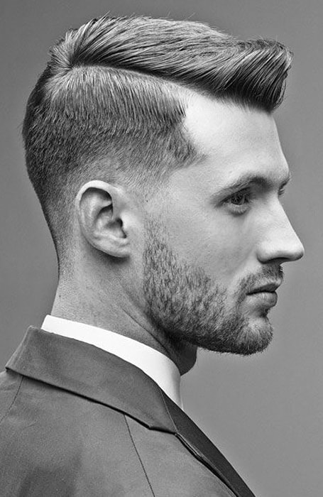 Men's Low Fade With Parting