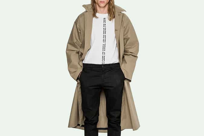 Off-White Camel Raincoat
