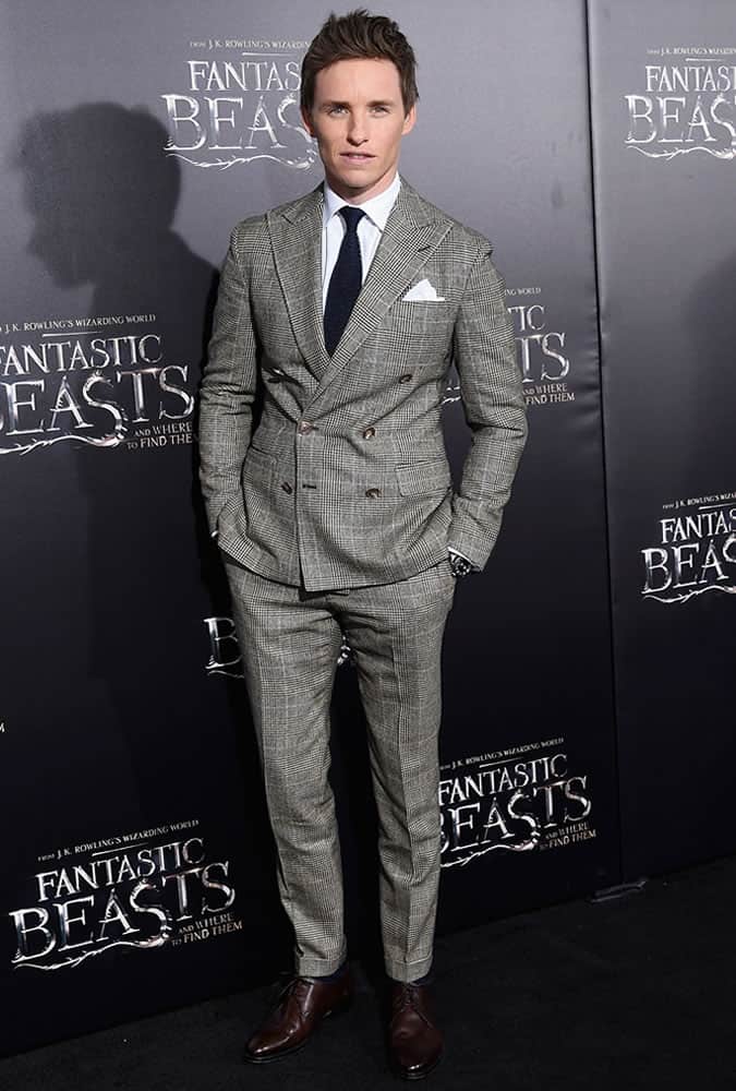 Eddie Redmayne at Fantastic Beasts & Where To Find Them Premiere