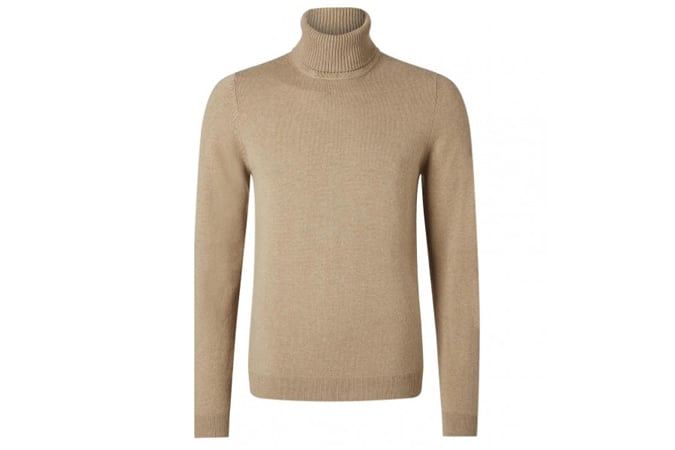Chester Barrie Camel Roll Neck