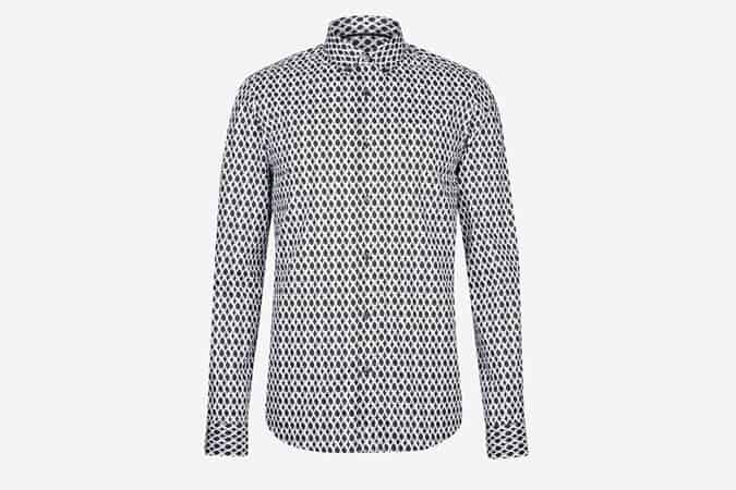 Burton Black And White Long Sleeve Shirt