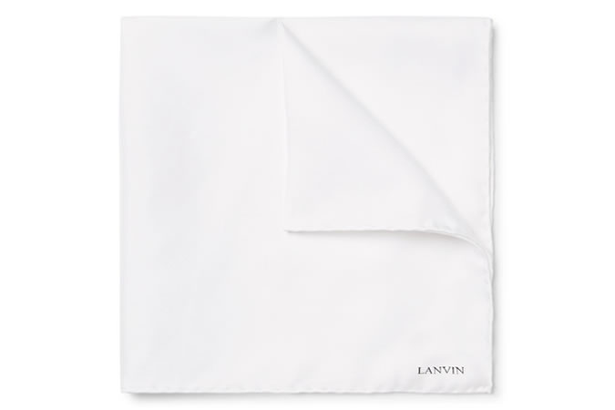 Lanvin Silk-Twill Pocket Square