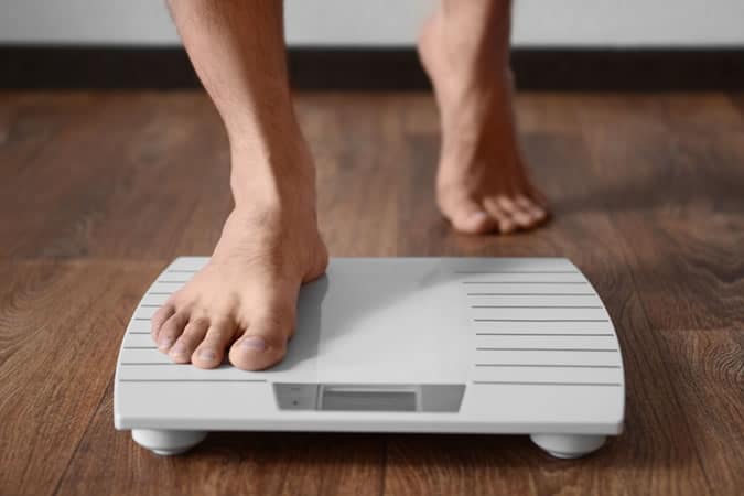 Measuring your weight regularly and setting targets is proven to help you stay motivated