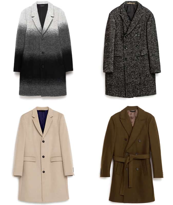 Men's Zara Overcoats