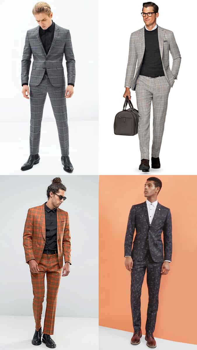Men's Statement/Printed/Patterned Suits Outfit Inspiration For Party Season Lookbook