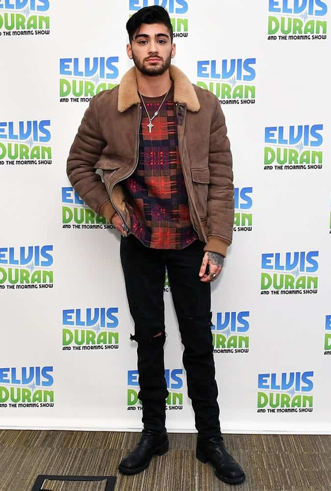 Zayn Malik at Elvis Duran And The Morning Show