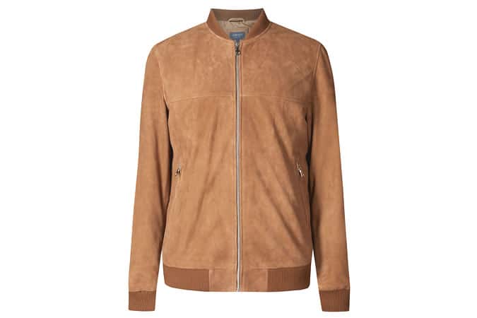 Marks & Spencer Limited Edition Suede Baseball Bomber Jacket