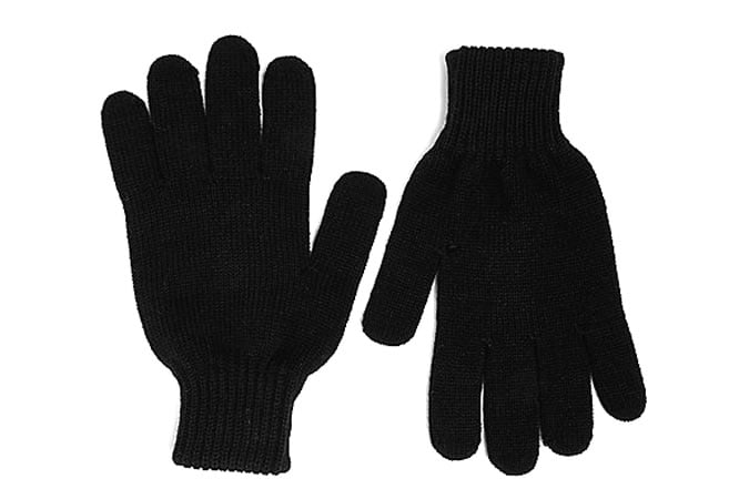 River Island Black Knit Gloves