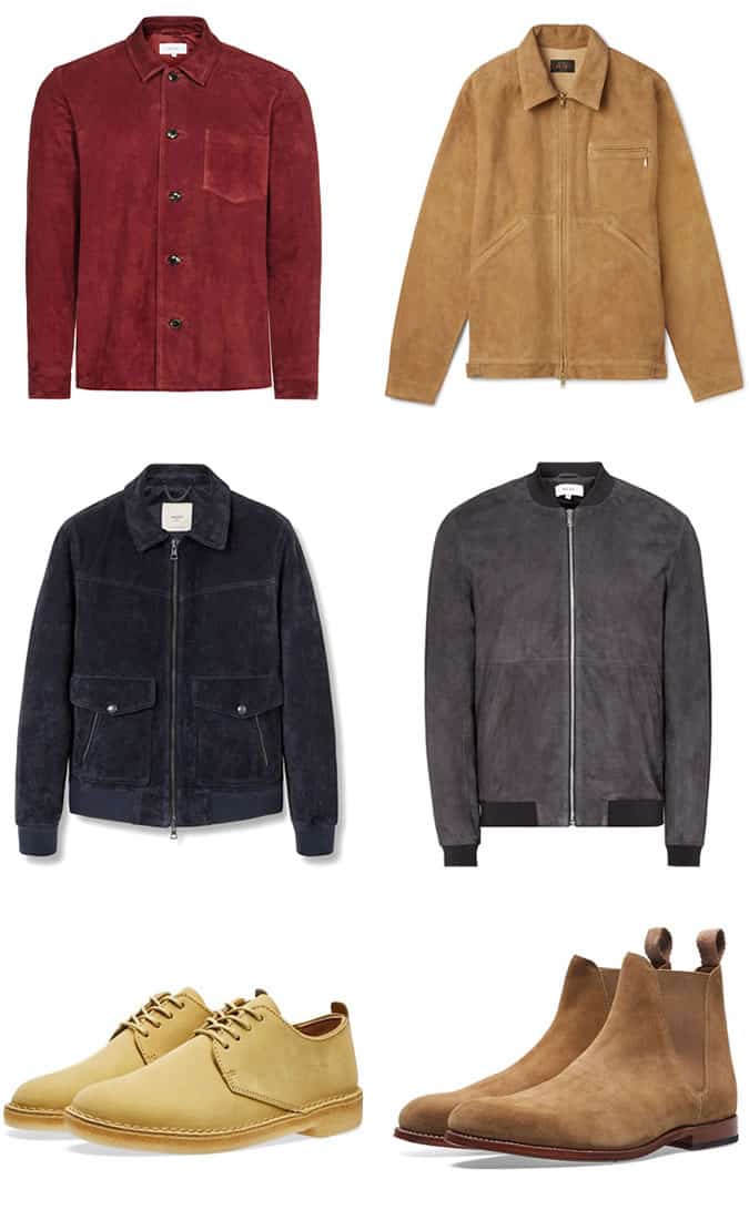 Men's Suede Jackets and Shoes