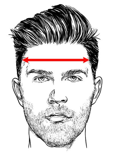 Step 2: Measure Your Forehead