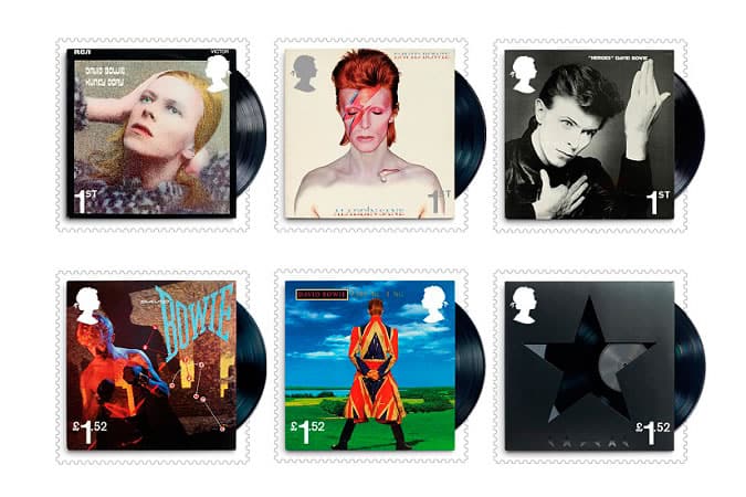 David Bowie Stamp Set