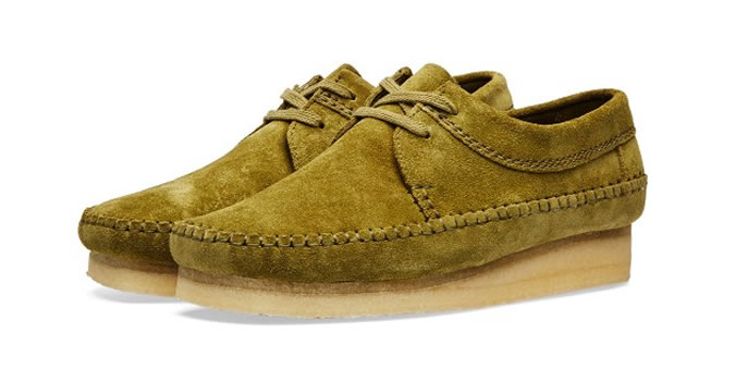 Clarks Originals Weaver in Forest Green