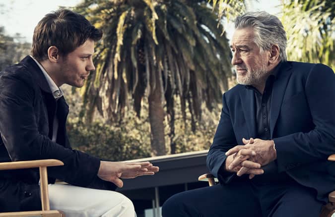 Robert De Niro Ermenegildo Zegna Defining Moments Campaign