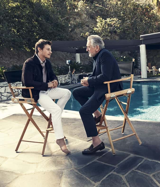 Robert De Niro Ermenegildo Zegna Defining Moments Campaign