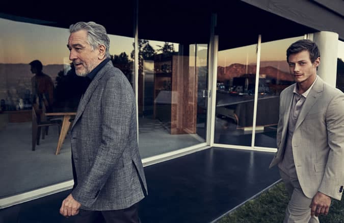 Robert De Niro Ermenegildo Zegna Defining Moments Campaign