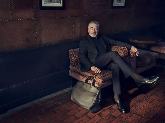 Robert De Niro Ermenegildo Zegna Defining Moments Campaign