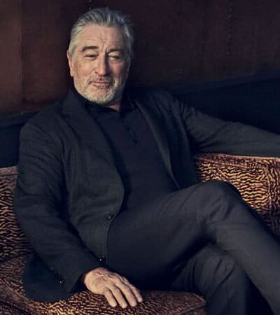 Robert De Niro Suits Up For Ermenegildo Zegna Campaign