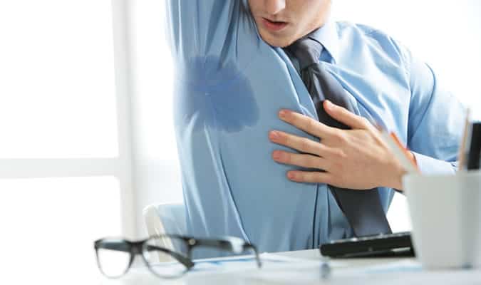Sweat underarm shirt